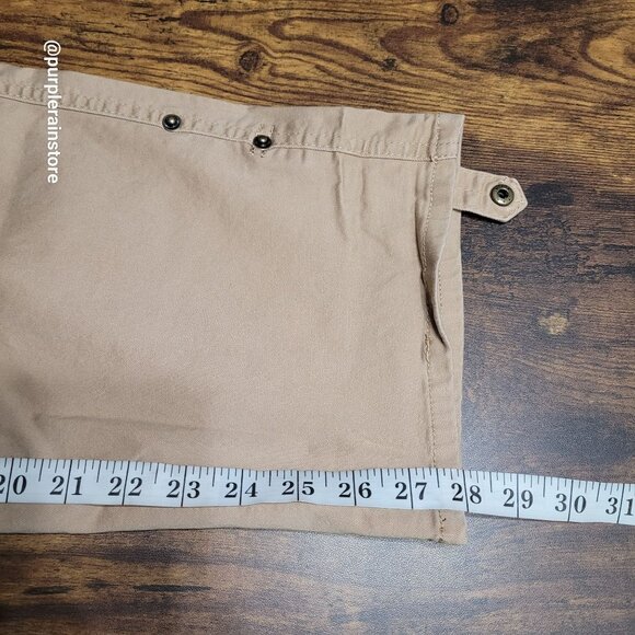 Democracy Ab Solution Cargo Jeans Size 22 W High Rise Tab Leg Beige Clay - Picture 10 of 12
